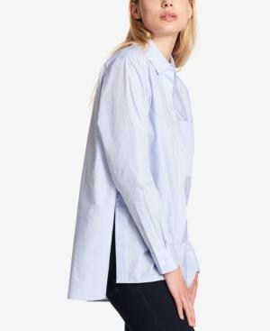 Dkny Cotton High-low Shirt
