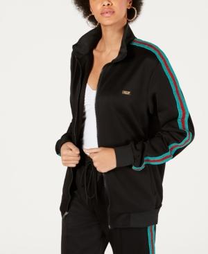 Reason Glitter-strip Track Jacket