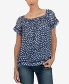 Lucky Brand Short-sleeve Printed Top