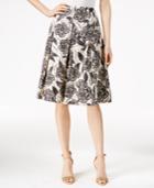 Charter Club Floral-print Pleated Skirt, Only At Macy's