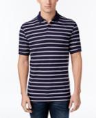 Club Room Men's Performance Striped Polo, Only At Macy's