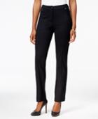 Jm Collection Zip-pocket Straight-leg Pants, Only At Macy's