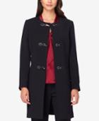Tahari Asl Buckle-front Topper Jacket