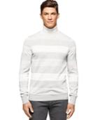 Calvin Klein Men's Stripe Turtleneck Sweater