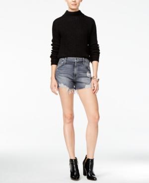 Joe's Bella Shredded Cotton Denim Shorts