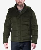 Hawke & Co. Outfitter Men's Quilted Mixed-media Puffer Jacket