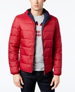 Armani Exchange Men's Logo-print Puffer Jacket