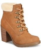 Esprit Hero Memory Foam Block-heel Booties Women's Shoes