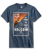 Volcom Men's Trapt Heathered Graphic-print Logo T-shirt