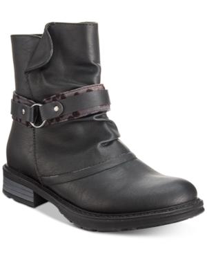 Easy Street Logan Moto Booties Women's Shoes