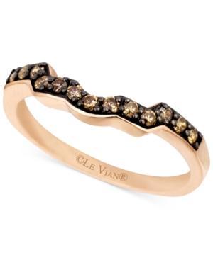 Le Vian Diamond Wedding Band (1/4 Ct. T.w.) In 14k Rose Gold