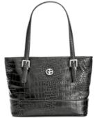 Giani Bernini Croc-embossed Tote, Created For Macy's