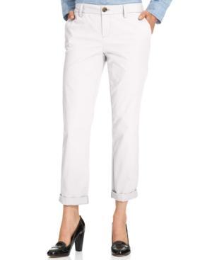 Tommy Hilfiger Rolled-hem Straight-leg Chinos