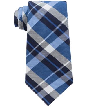 Tommy Hilfiger Men's Outdoor Plaid Slim Silk Tie