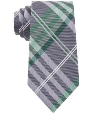 Geoffrey Beene Petros Plaid Ii Extra Long Tie