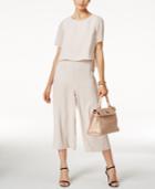 Alfani Cropped Popover Jumpsuit, Only At Macy's