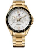 Tommy Hilfiger Men's Sophisticated Sport Gold-tone Stainless Steel Bracelet Watch 46mm 1791365