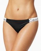 Calvin Klein Logo Cheeky Bikini Bottoms Women's Swimsuit