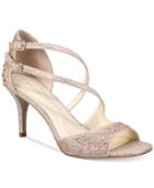 Alfani Women's Cremena Asymmetrical Evening Sandals, Created For Macy's Women's Shoes