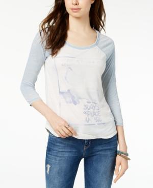 Lucky Brand Raglan-sleeve Rock Graphic T-shirt