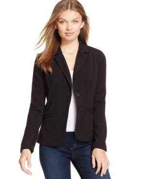 Xoxo Juniors' Point-collar Button-front Blazer