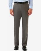 Men's Haggar Cool 18 Pro Big And Tall Classic-fit Flat-front Expandable Waist Pants