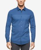Calvin Klein Men's Colorblocked Check Long-sleeve Shirt