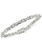 Giani Bernini Cubic Zirconia Boxed Infinity Tennis Bracelet In 18k Gold-plated Sterling Silver, Created For Macy's