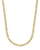 Sutton By Rhona Sutton Men's Gold-tone Figaro Chain Necklace
