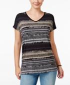 G.h. Bass & Co. V-neck Short-sleeve Top