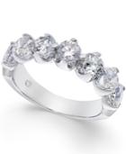 Certified Diamond Scalloped Ring (2 Ct. T.w.) In 14k White Gold
