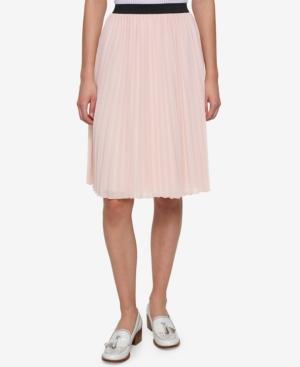 Tommy Hilfiger Pleated A-line Skirt, Created For Macy's