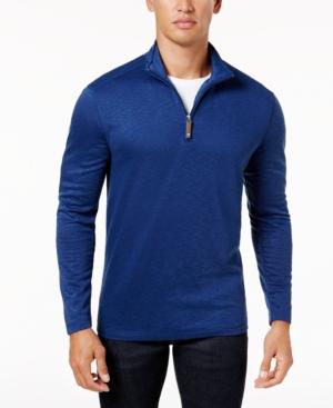 Tasso Elba Men's Quarter-zip Performance Sweater, Created For Macy's