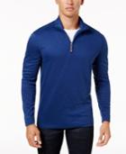 Tasso Elba Men's Quarter-zip Performance Sweater, Created For Macy's