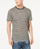 American Rag Men's Textured Striped T-shirt, Created For Macy's