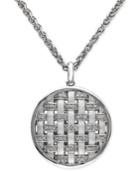 Balissima By Effy Diamond Pendant Necklace (1/8 Ct. T.w.) In Sterling Silver