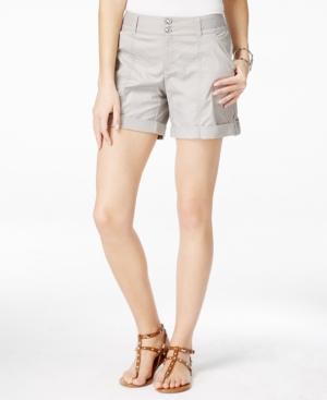 Inc International Concepts Cuffed Twill Shorts, Created For Macy's
