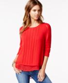 Lucky Brand Long-sleeve Layered Sweater