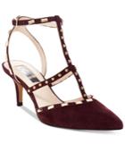 Inc International Concepts Carma Pointed-toe Studded Kitten Heel Pumps Women's Shoes