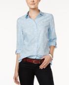 Tommy Hilfiger Nicole Dot-print Blouse, Only At Macy's