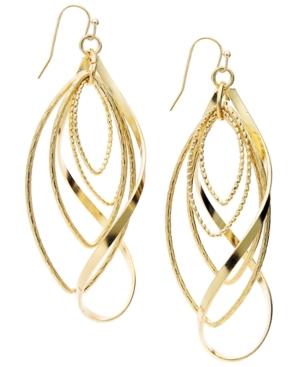 Inc International Concepts Gold-tone Twist Earrings