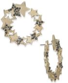 Thalia Sodi Gold-tone Stone & Star Spiral Stud Earrings, Created For Macy's