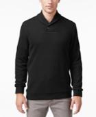 Tasso Elba Men's Textured Shawl-collar Sweater, Only At Macy's