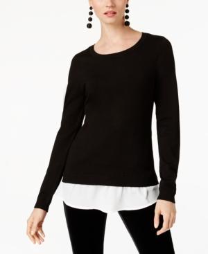 Inc International Concepts Layered-look Sweater, Created For Macy's
