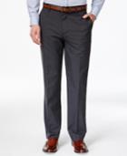 Louis Raphael Charcoal Plaid Dress Pants