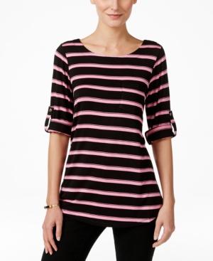 Cable & Gauge Striped Knit Tee