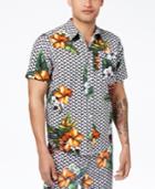 Lrg Men's Descendent Floral-print Shirt