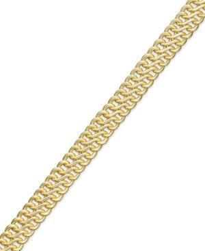 Giani Bernini 24k Gold Over Sterling Silver Bracelet, 6mm Mesh Bracelet