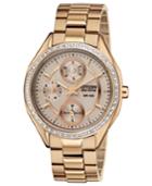 Citizen Watch, Women's Drive From Citizen Eco-drive Rose Gold-tone Stainless Steel Bracelet 35mm Fd1063-57x