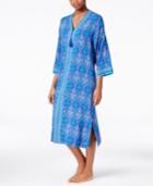 Charter Club Contrast-banded Caftan, Only At Macy's